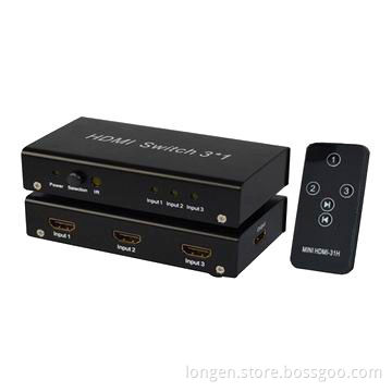 3-in-1 HDMI Switch, HDMI 1.3, 1,080P